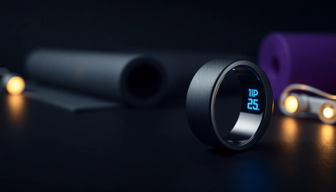 Smart Health Ring showcasing its advanced features and stylish design in a modern context.