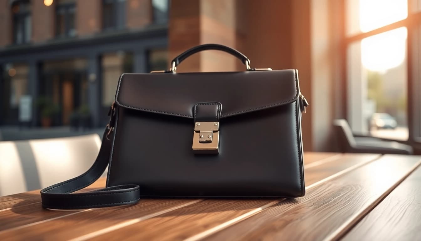 Entdecken Sie die vielseitige abschließbare Handytasche mit modernem Design und sicherem Verschluss.