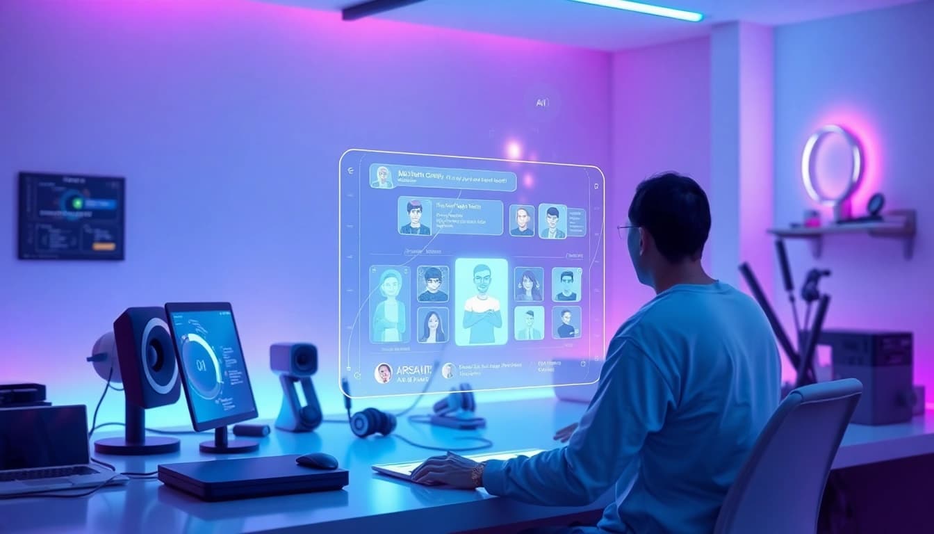 Engaging user in a futuristic space using free nsfw ai technology.