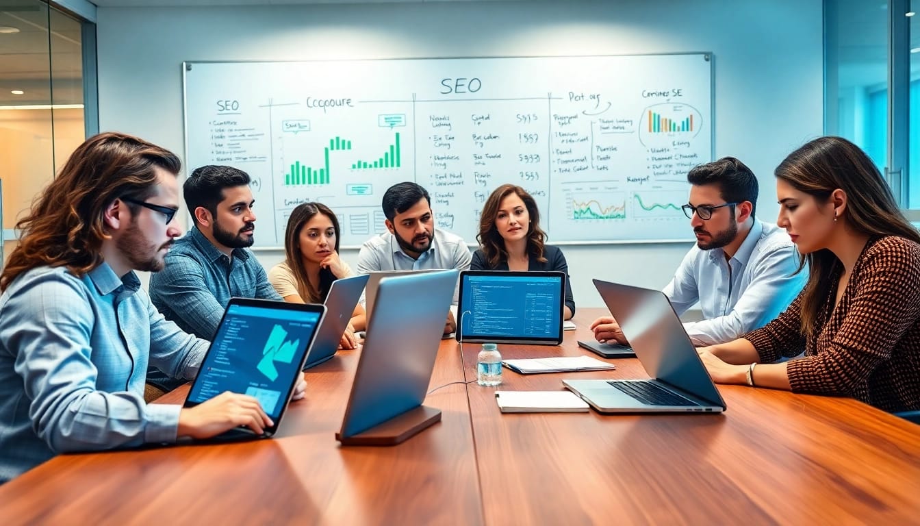 Boost your online presence with local SEO Malaysia strategies showcased by a collaborative team.