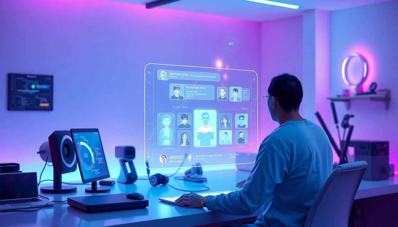Engaging user in a futuristic space using free nsfw ai technology.