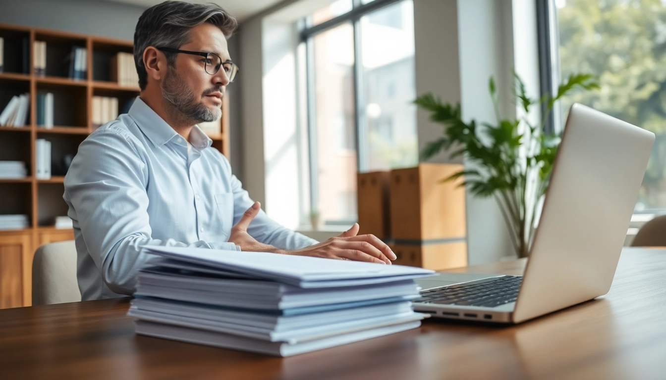 Legal advisor explaining Family Law Financial Agreements in a modern office setting.