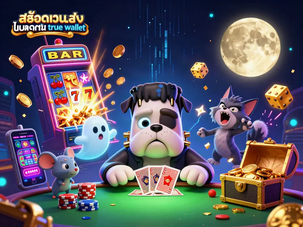 เติมเต็มความสนุกกับ สล็อตเว็บตรง ฝากถอน true wallet ไม่มี ขั้นต่ํา ในภาพ 3D ที่มีตัวละครการ์ตูน