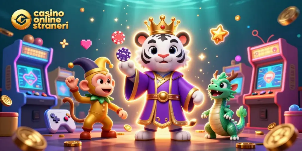 Gioca nei migliori casino online stranieri con il tigre e il drago nella giungla di gioco.
