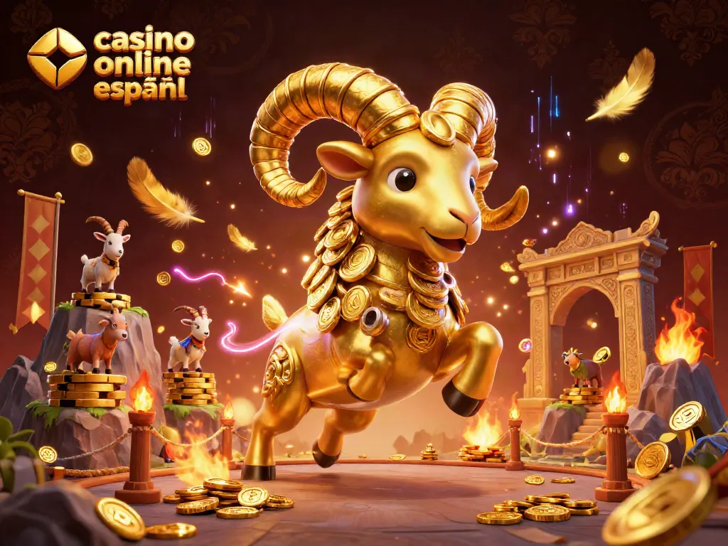 Disfruta de un emocionante casino online español con un carnero dorado y espectáculos vibrantes.
