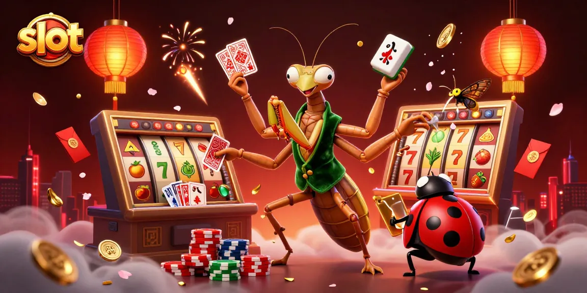 Experience thrilling slot action with animated characters in a vibrant casino setting.