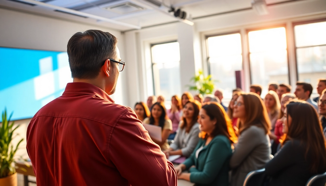 Enhance your presentation skills training in a dynamic and engaging environment.