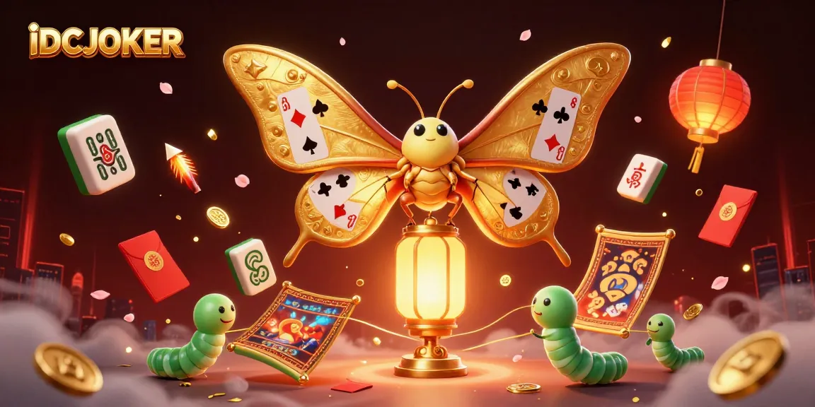 IDCJOKER invites excitement with a vibrant illustration featuring majestic characters and casino elements.