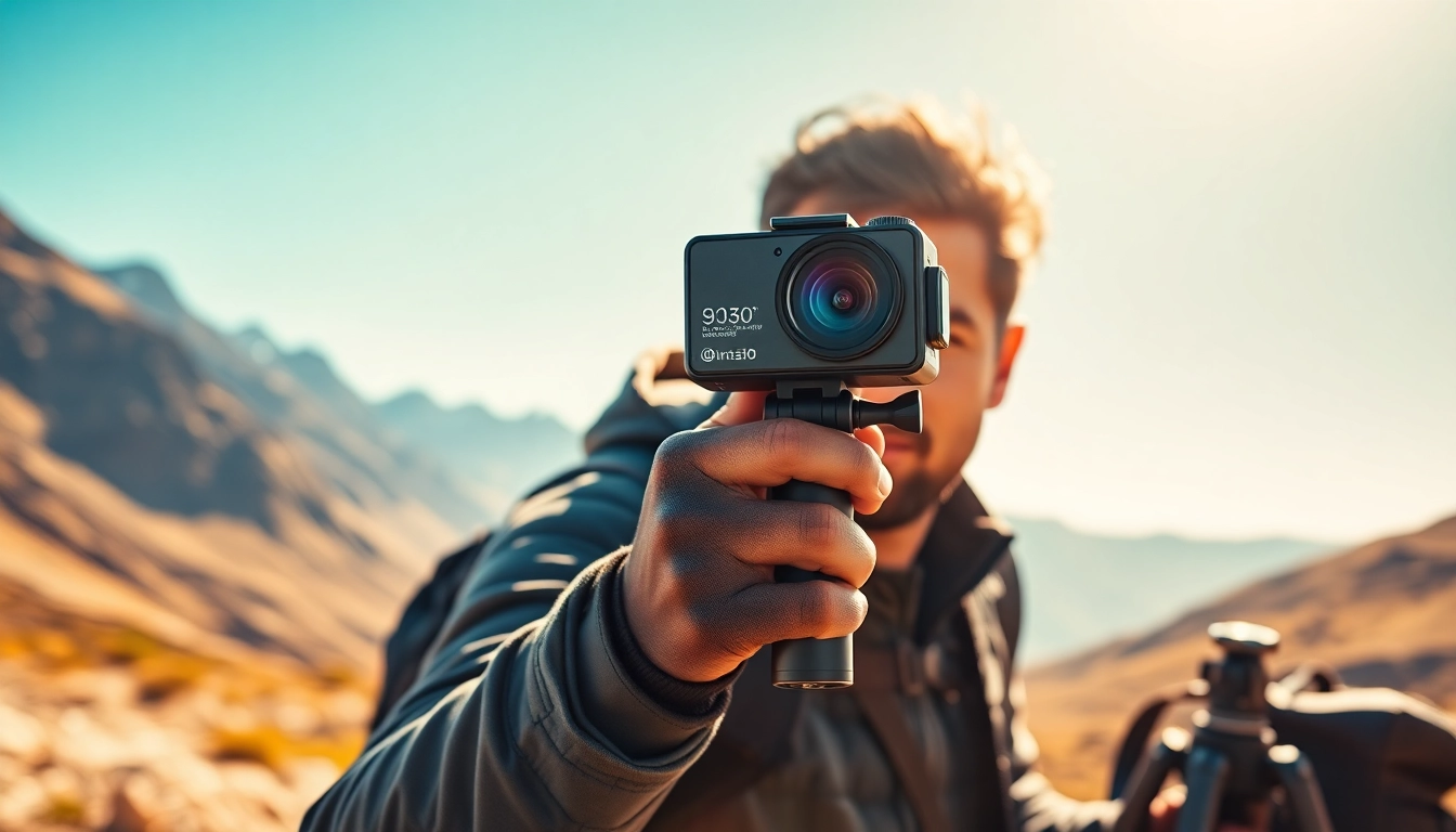Capture stunning moments using the insta360 antigravity a1 camera in an outdoor setting.
