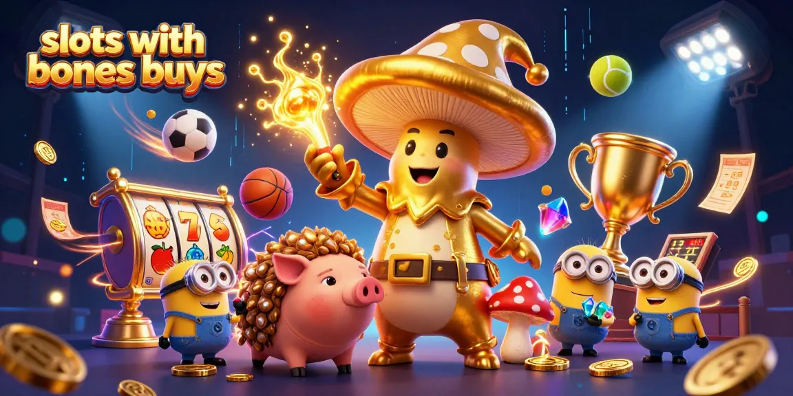 Experience slots with bonus buys through magical elements in a vibrant casino scene.