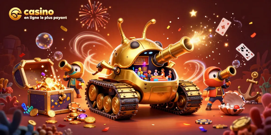 Plongez dans l'univers du casino en ligne le plus payant avec ce tank doré unique!