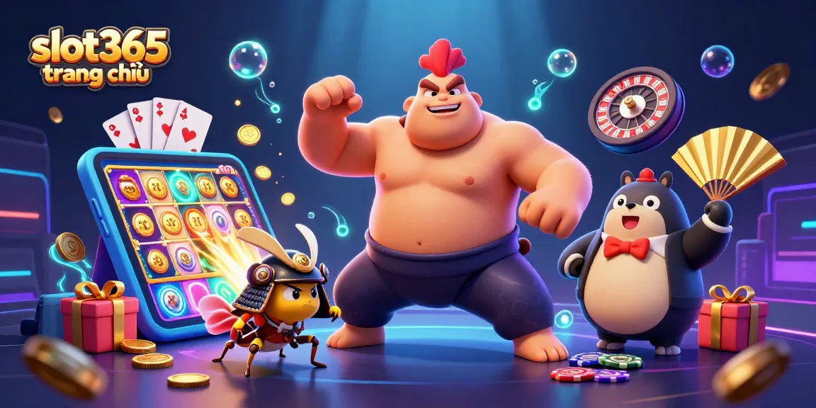 Experience thrilling wins at slot365 trang chủ with a vibrant slot game illustration of excitement.