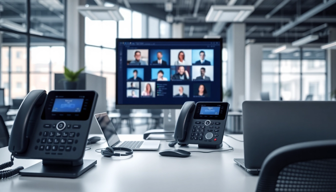 Exploring the efficient cloud based phone system setup in a modern office.