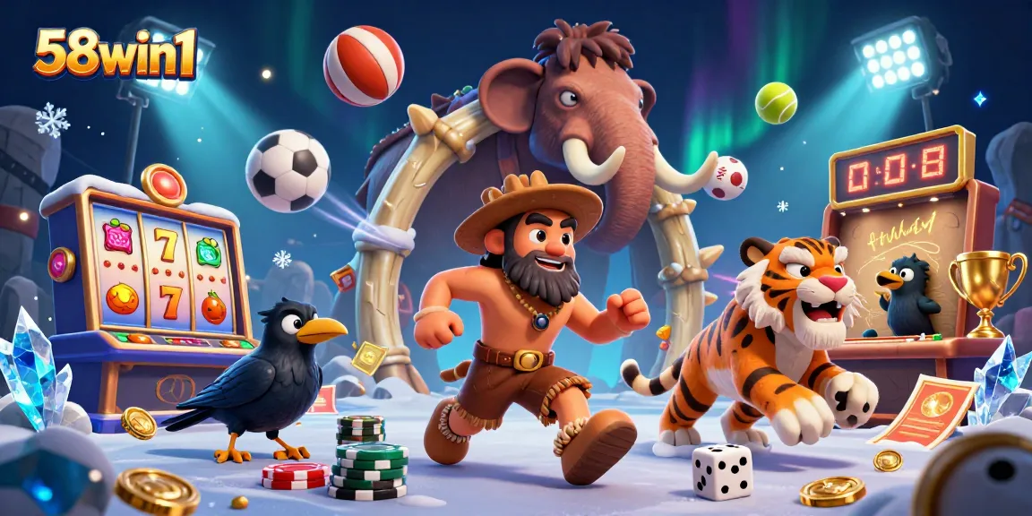 Engage with 58win1 in a vibrant casino scene where gamers revel in thrilling jackpot excitement.