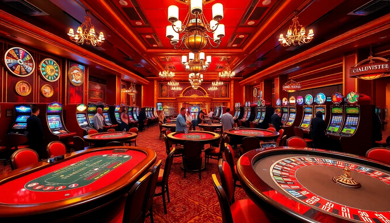 Spieler genießen die spannende Atmosphäre mit casino-spiele de in einem lebhaften Casino.