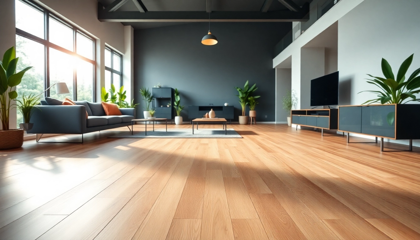 Transform your space with luxury vinyl flooring near me, highlighting stylish design and warm elegance.