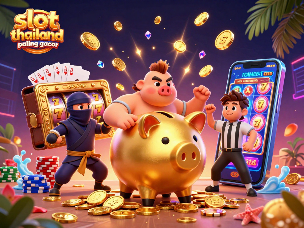 Experience high stakes excitement with slot thailand paling gacor featuring vibrant characters and dynamic casino elements.