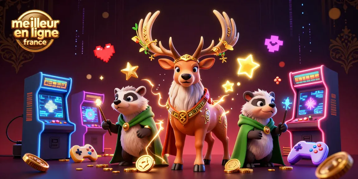 Profitez du meilleur casino en ligne France avec des personnages de jeu et des machines colorées.