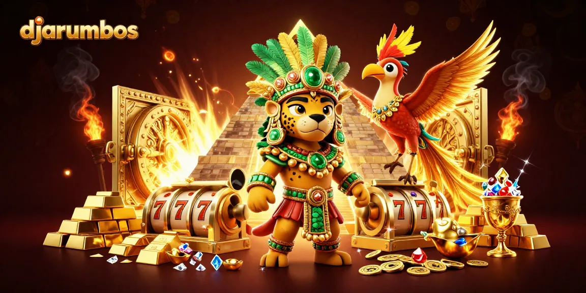 Experience winning thrills at djarumbos casino with vibrant characters and exciting game elements.