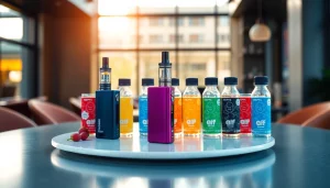 Genießen Sie die elf bar elfa in einer stilvollen Umgebung mit bunten E-Liquids.