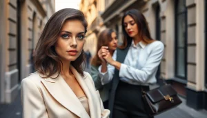 Book fotografico Milano - Aspiring model photoshoot in Milan's chic setting