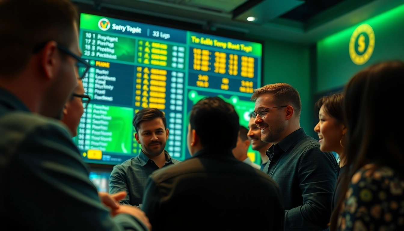 Menggambarkan suasana bandar togel dengan pemain berpartisipasi dalam permainan dan strategi.