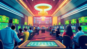 Menggugah semangat bermain platform togel di ruang lingkungan perjudian online yang interaktif.