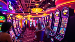 Mainkan permainan situs slot gacor dengan mesin slot berwarna-warni yang penuh grafik menarik.