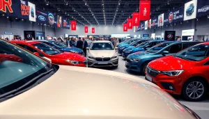 Visitors enjoying the auto cars show with an array of innovative vehicles on display