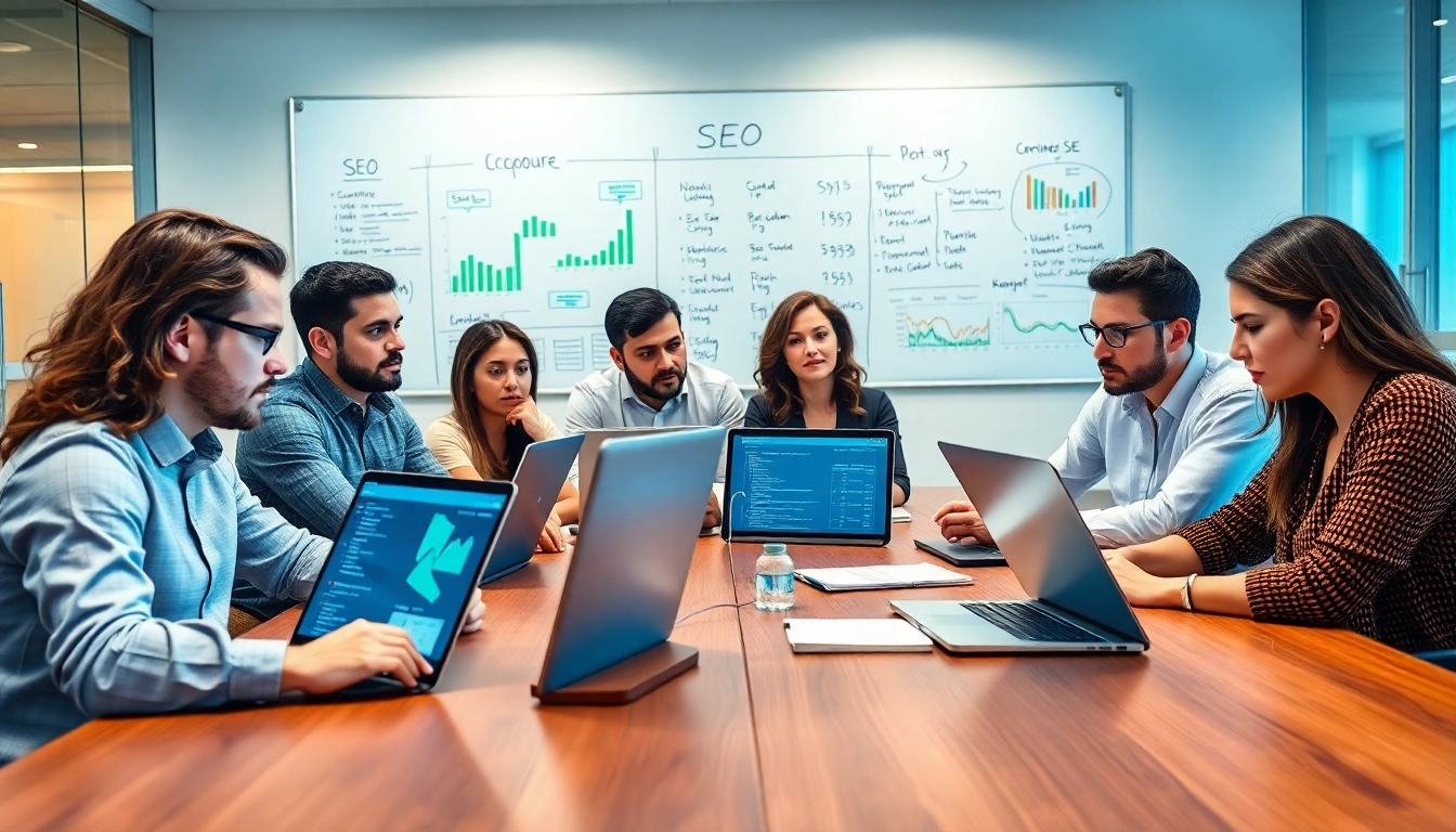 Boost your online presence with local SEO Malaysia strategies showcased by a collaborative team.