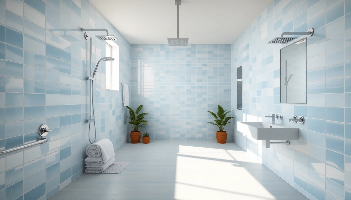 Découvrez les douches modernes et élégantes de sunny showers france dans une salle de bains lumineuse.