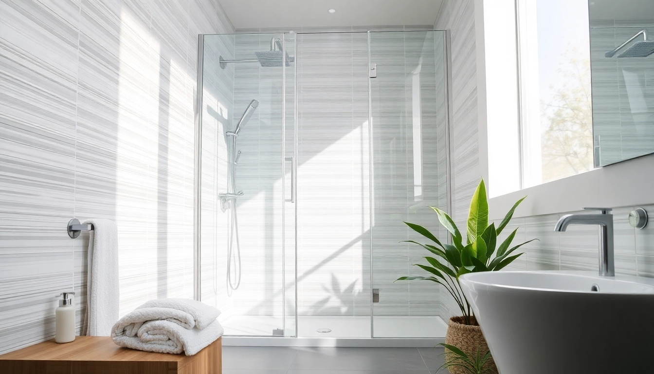 Sonni sanitär GmbH bietet hochwertige Duschkabinen in modernen Badezimmern an.