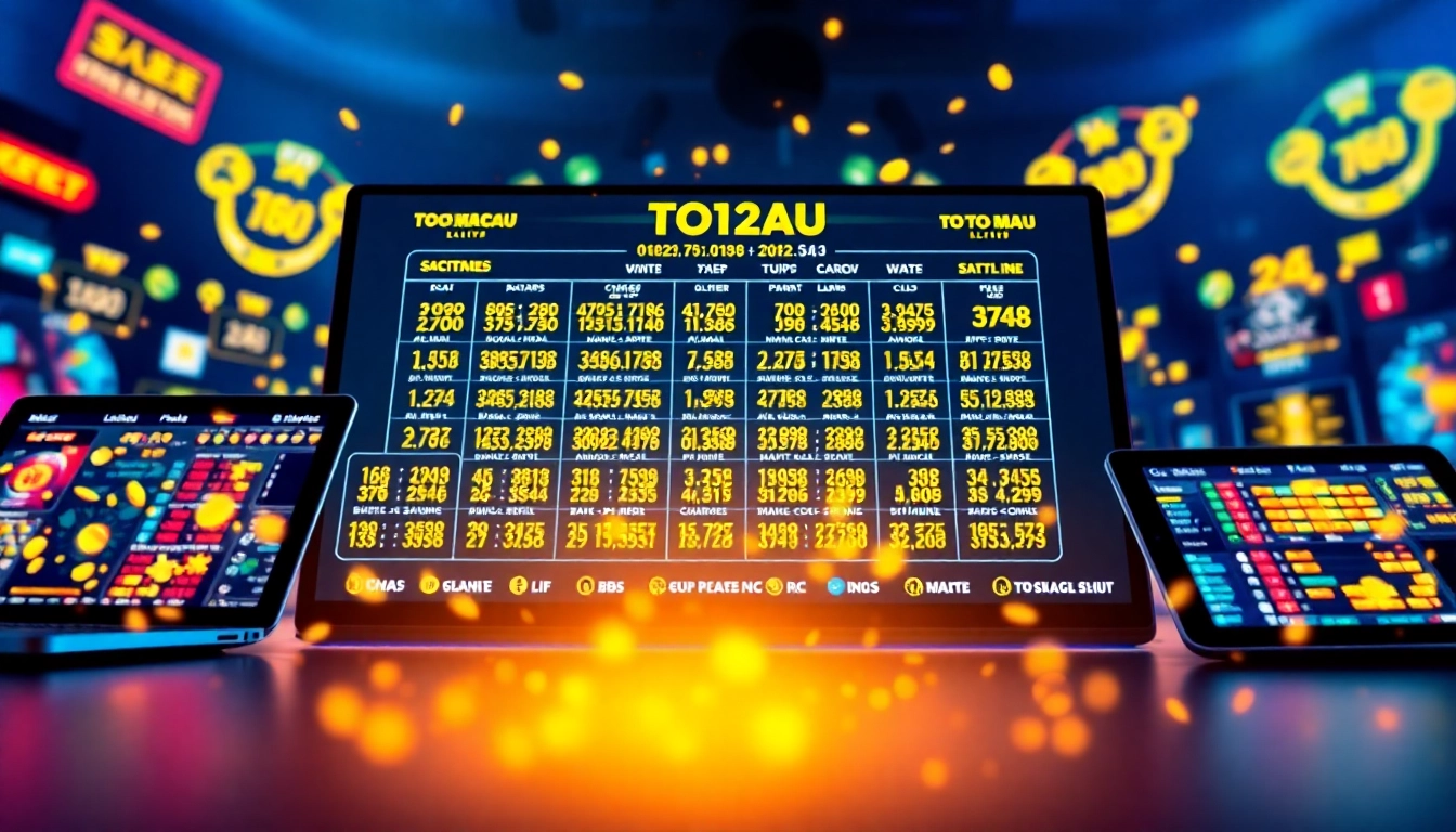 Menampilkan situs toto macau dalam konteks permainan lotre online yang menarik.