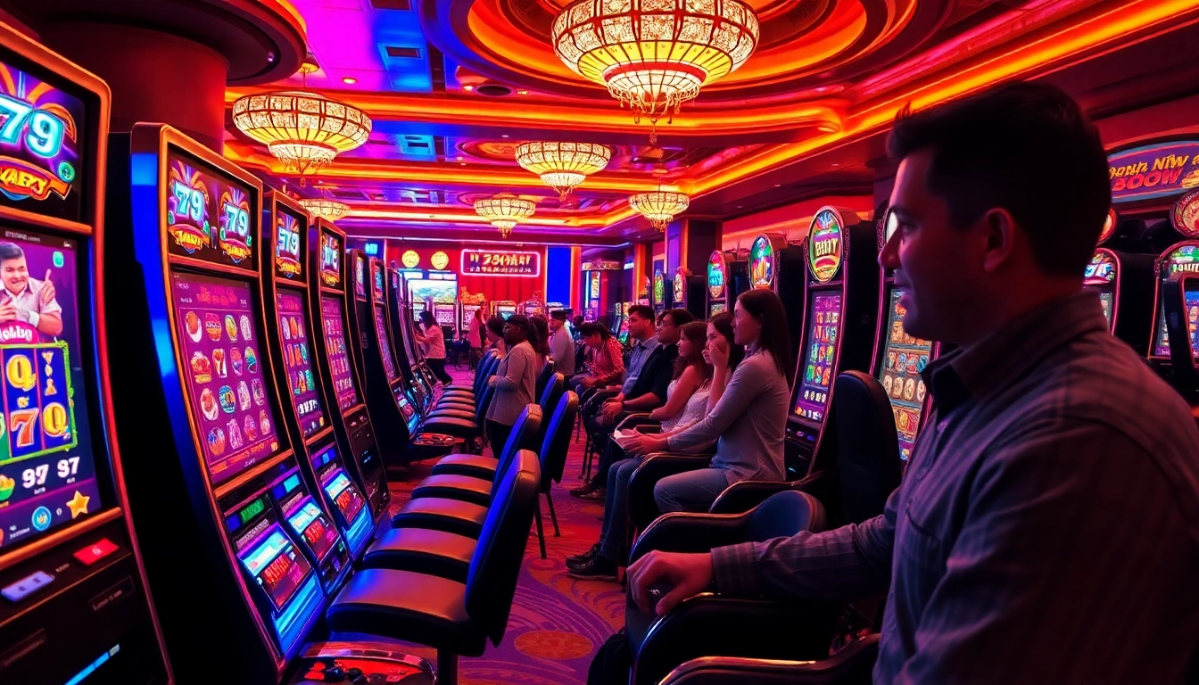 Rasakan keseruan bermain bolahiu slot dengan mesin slot berpadu suasana kasino yang megah.