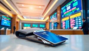 카드깡 관련 안전한 금융 거래 모습, 신용카드 및 현금 사용