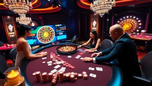 Experience the thrill of high-stakes poker at S88 VIP casino with vibrant colors and excitement.