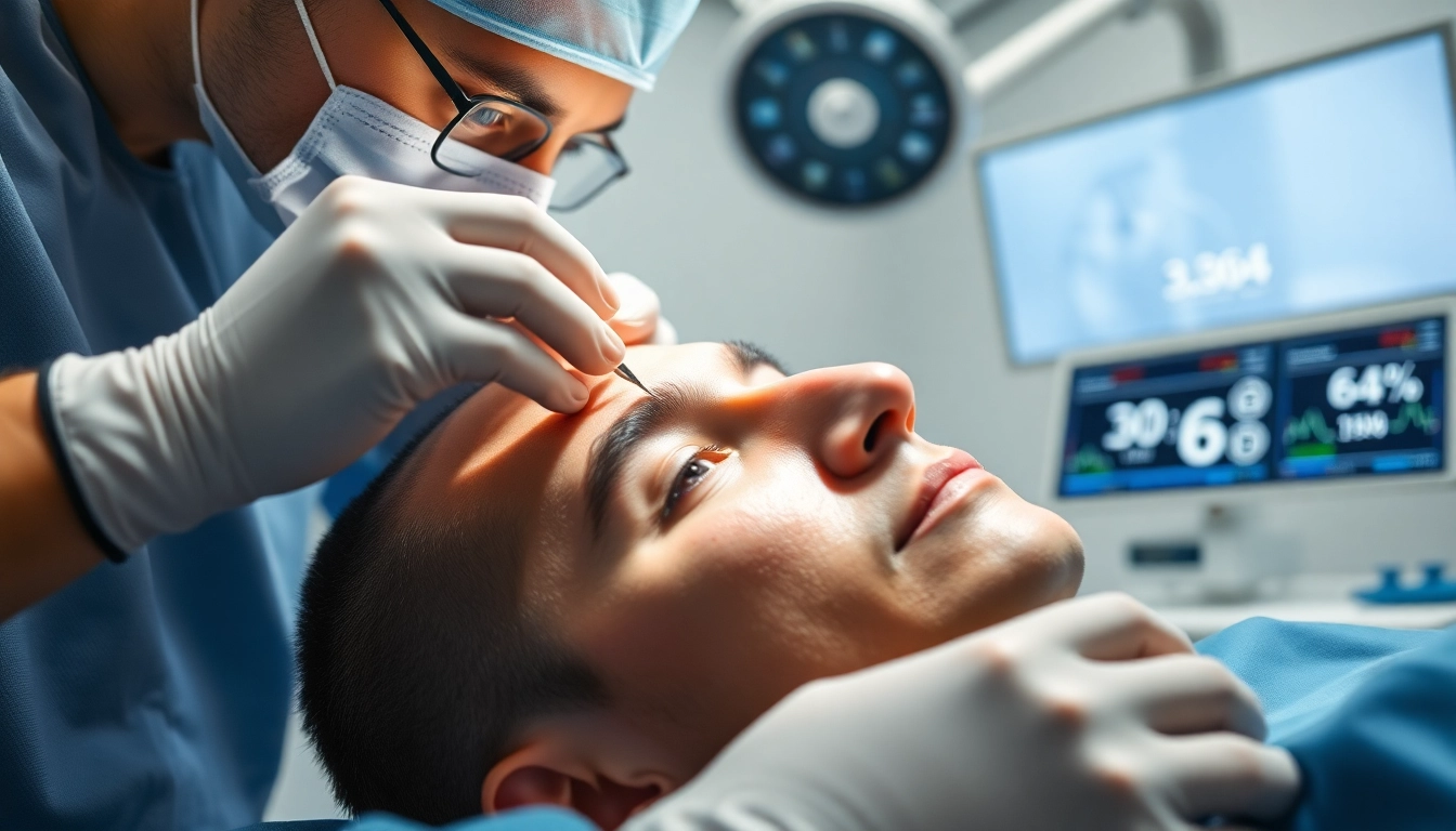 Get a hair transplant uk procedure performed by professionals in a modern clinic setting.