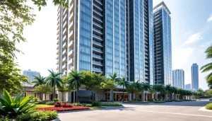 View of Tampines St 95 EC featuring modern design and lush landscaping creating an inviting atmosphere.