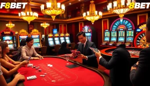 Experience the thrill at Nhà cái F8BET with vibrant casino games and professional dealers.