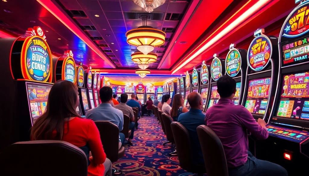 Menangkan permainan di situs slot depo 5k yang penuh warna dengan pemain yang bersenang-senang.