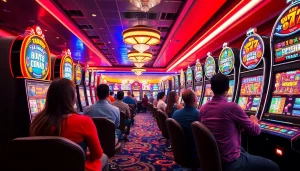 Menangkan permainan di situs slot depo 5k yang penuh warna dengan pemain yang bersenang-senang.