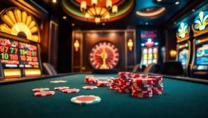 Play the s8 game at an elegant casino table surrounded by excitement and luxury.