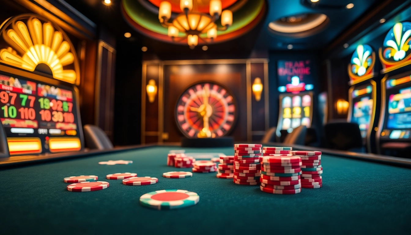 Play the s8 game at an elegant casino table surrounded by excitement and luxury.