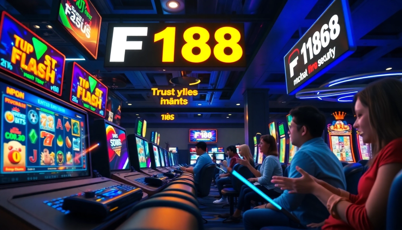 F168 online gaming experience with engaging users and vibrant game interfaces.