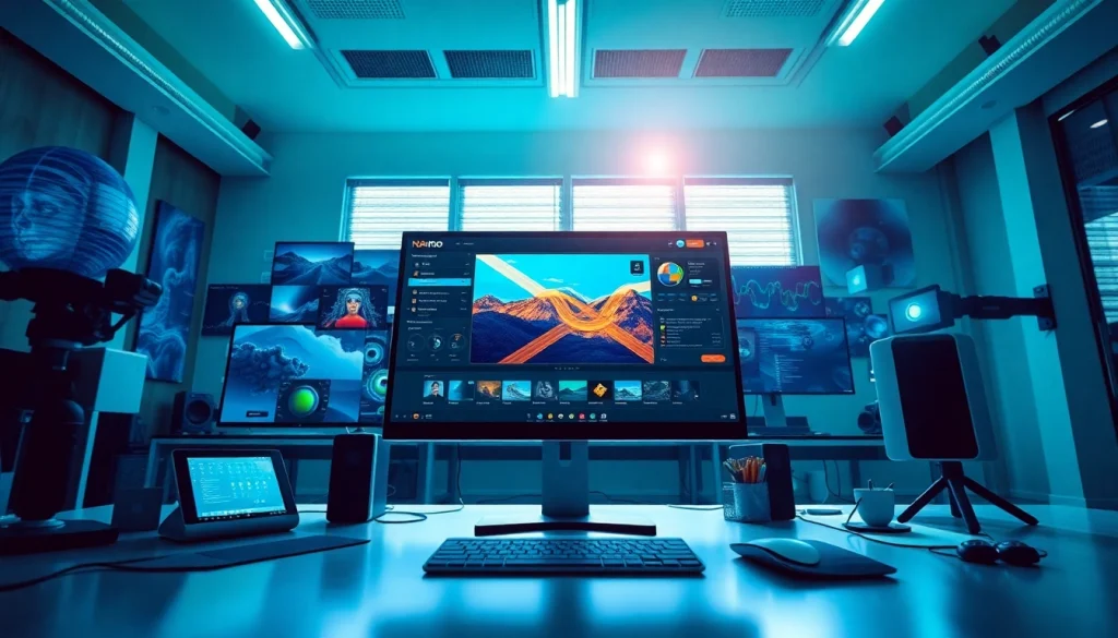 Nano Banana Pro interface displayed in a modern workspace showcasing innovative AI image editing features.