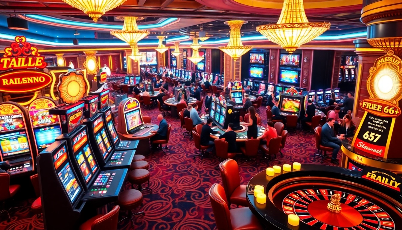Experience the excitement of new 66 at a luxurious casino with vibrant games and thrilling atmosphere.