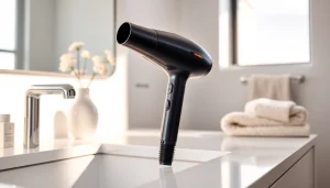 Enhance hair drying speed with the laifen swift premium in a serene bathroom setting.