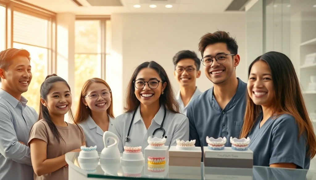 Braces options showcased at a dental clinic in Cheras, highlighting orthodontic braces in cheras.