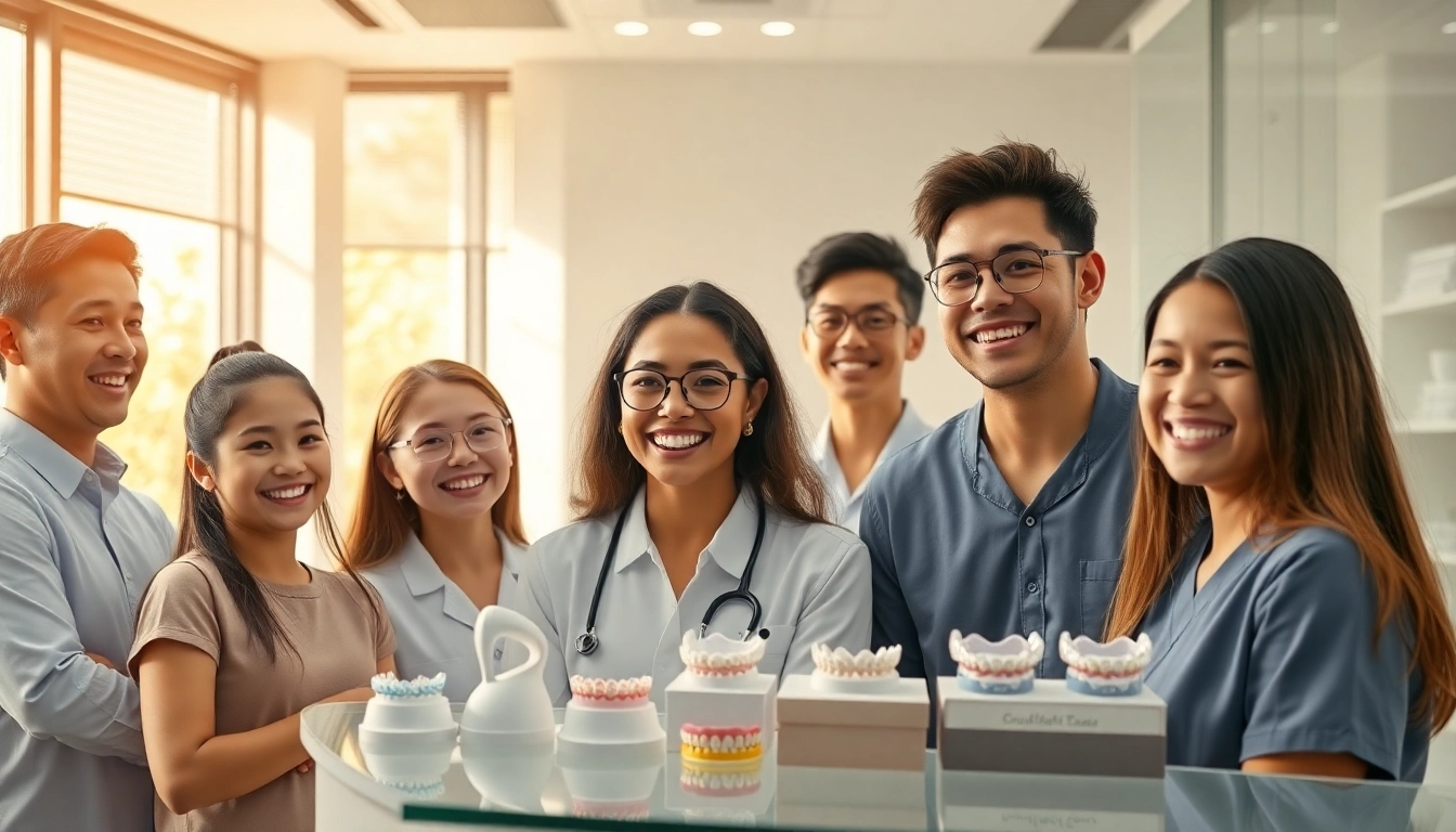 Braces options showcased at a dental clinic in Cheras, highlighting orthodontic braces in cheras.