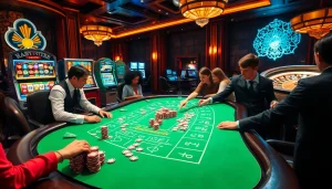 Experience thrilling Baccarat action at Haywin casino with professional dealers and vibrant atmosphere.
